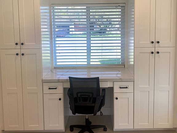 Desk and Pantry in kitchen area