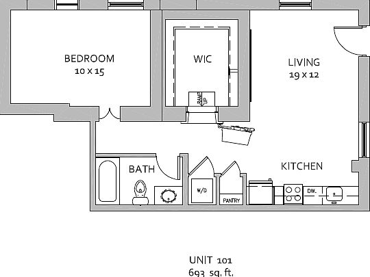 2nd image of 114 W Court St #101