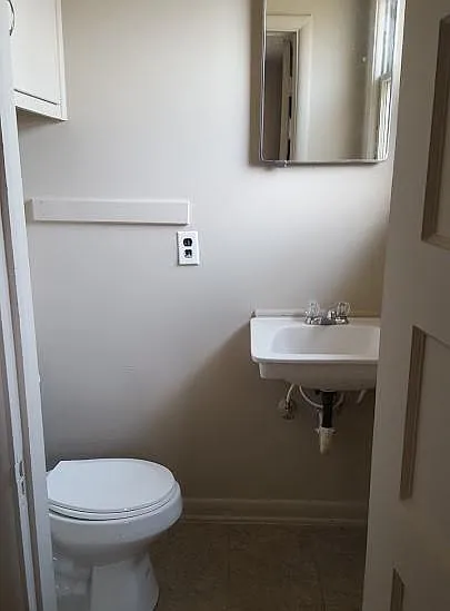 half bath off master