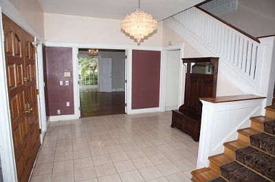 foyer front entrance.  