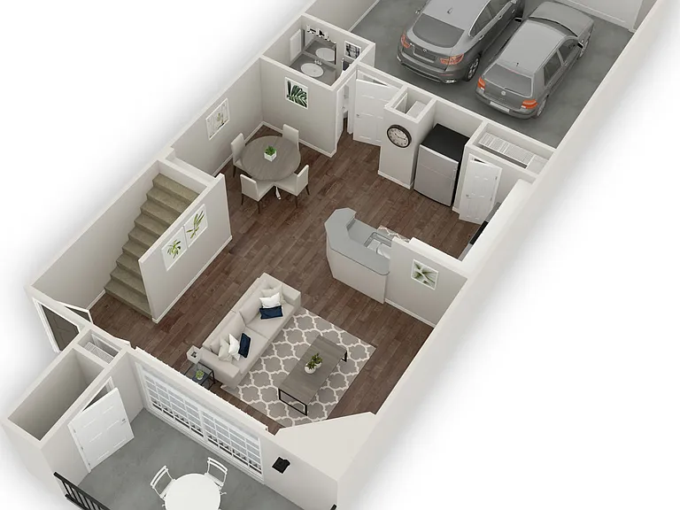 Ashland Townhomes floor plan Lowry Park