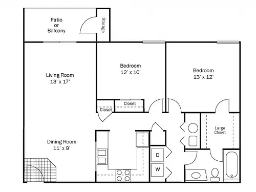 Floor plan Mill Bench-Down
