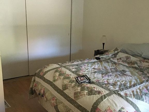 Spacious bedroom with large closet