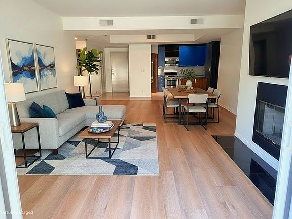 Living and dining rooms