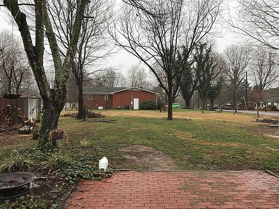 spacious back yard