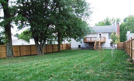 Large Fenced Back Yard