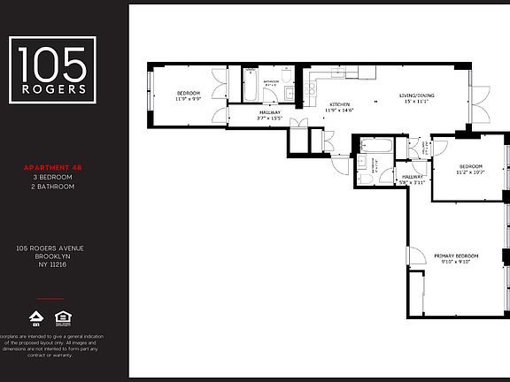 2nd image of 105 Rogers Ave #4B