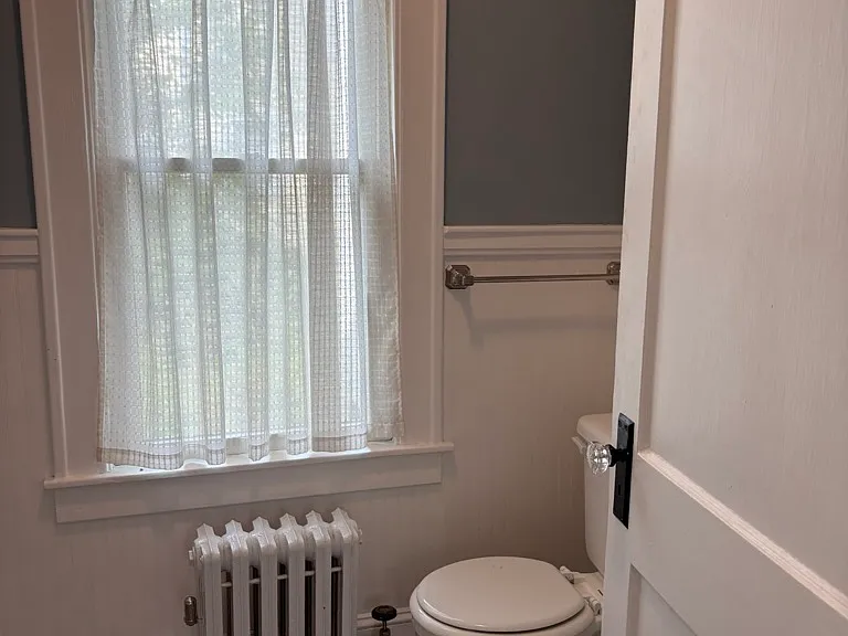 First floor half bath