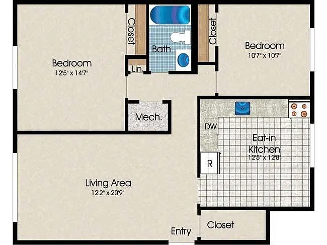 Floor plan TH01