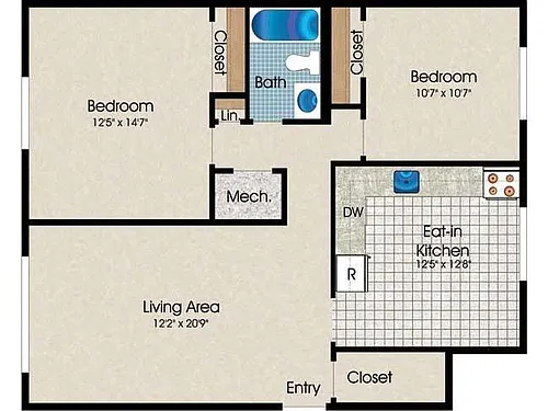 Floor plan TH01