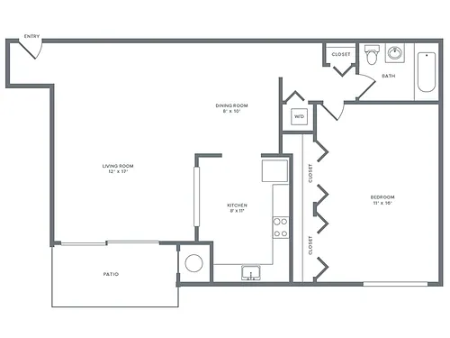 Floor plan A1 Renovated