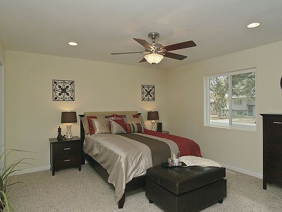 Master Bedroom, with walk in closet.