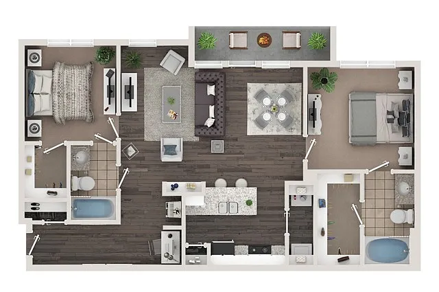 Floor plan B2