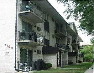 front of building