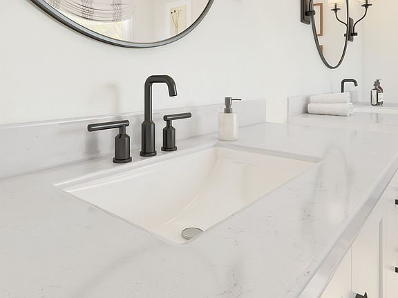 Black matte bath faucet