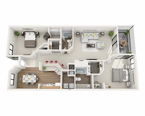 Floor plan Cancun
