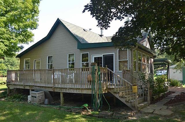 Back Deck overlooking creek