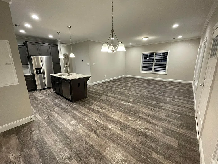 Dining Room looking toward Kitchen & Living Room