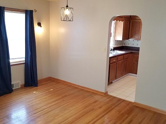 Dining room and kitchen