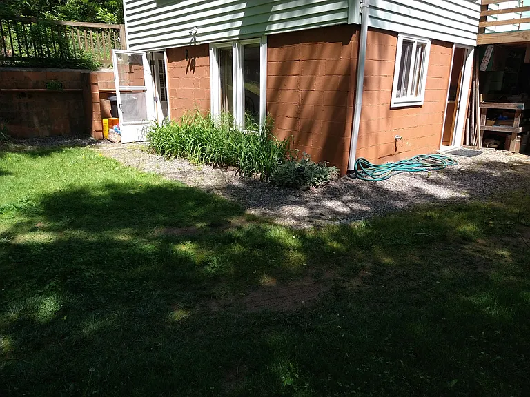 Ground Floor two entrances lawn to maintain