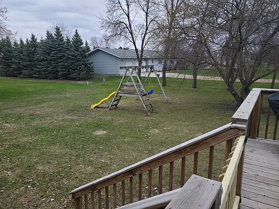 Backyard view from the kitchen