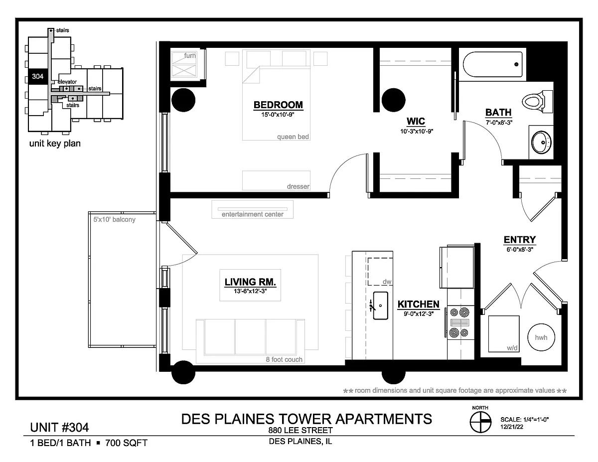 Floor plan 304