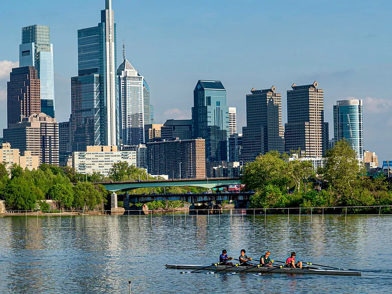 The Riverloft is right off Walnut Street Bridge next to The Schuykill River Park