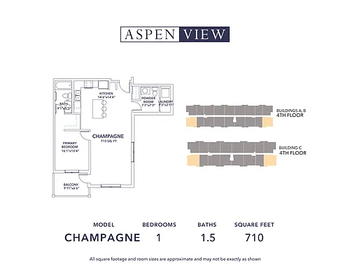 Floor plan Champagne