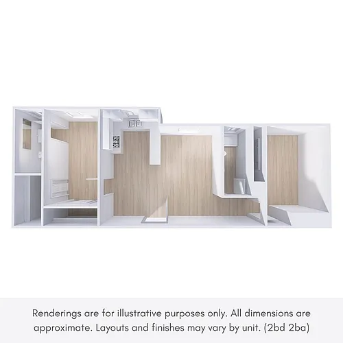 Floor plan 2 bed 2 bath