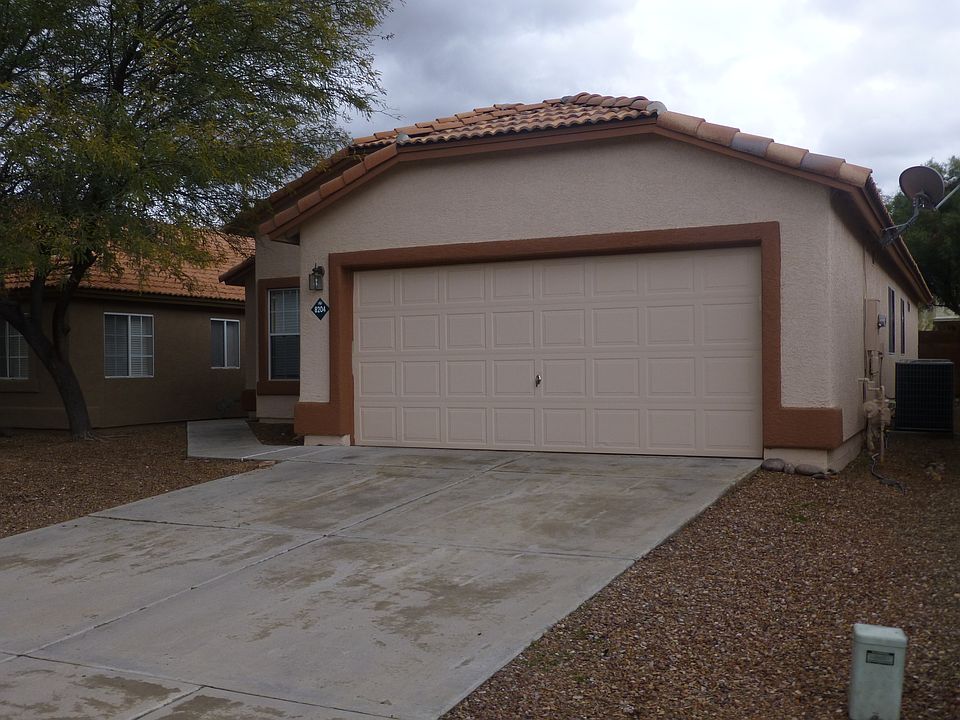 Front of House and Driveway