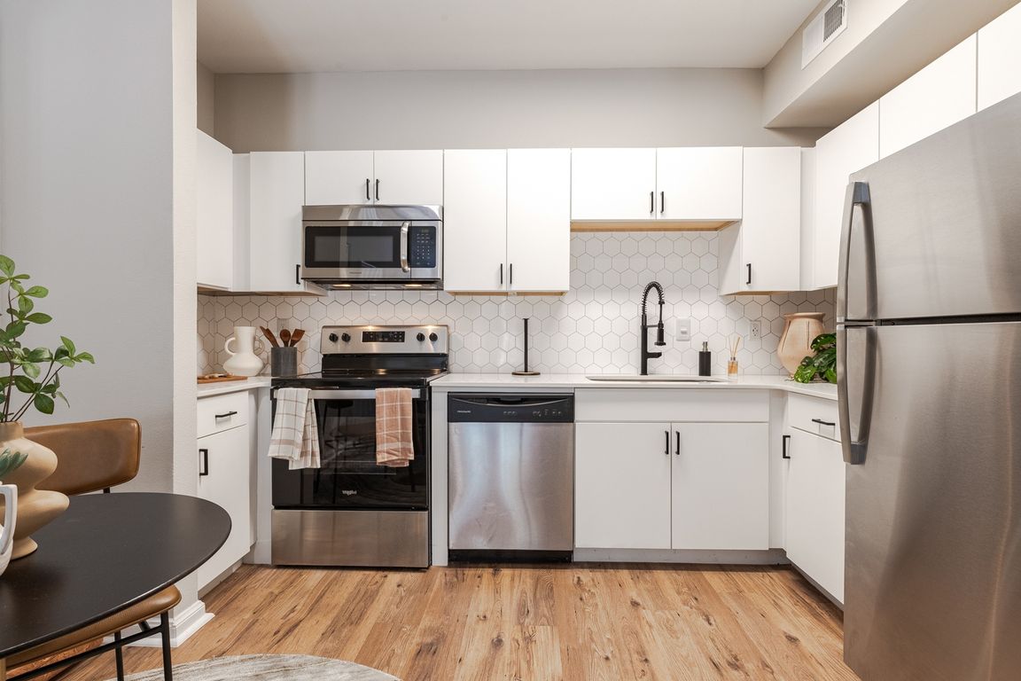Newly Renovated Kitchen with Stainless Steel Appliances