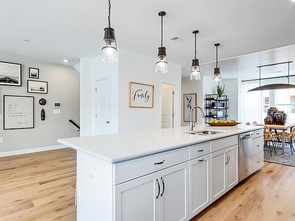 Kitchen with adjacent dining area
