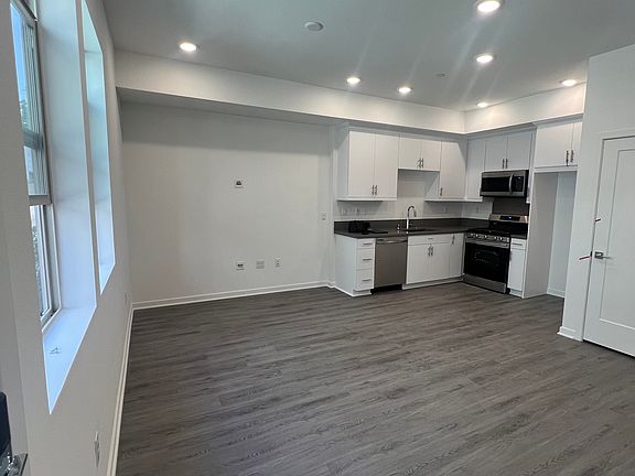 Open living area, kitchen and pantry