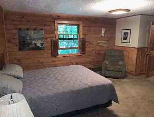 Master bedroom includes full bath.