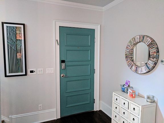 Front Door and Entry Way (Interior View)