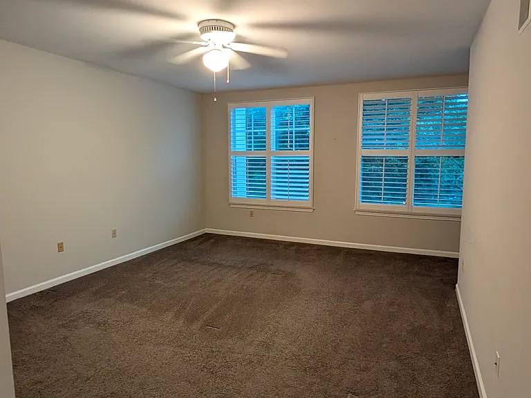 Large private primary bedroom