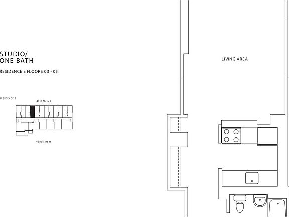 2nd image of 520 W 43rd St APT 4E