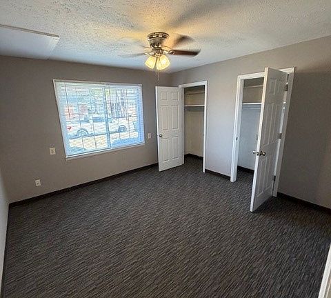 Primary bedroom with 2 closets