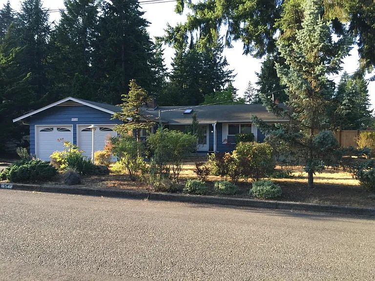 exterior front of home and landscaping