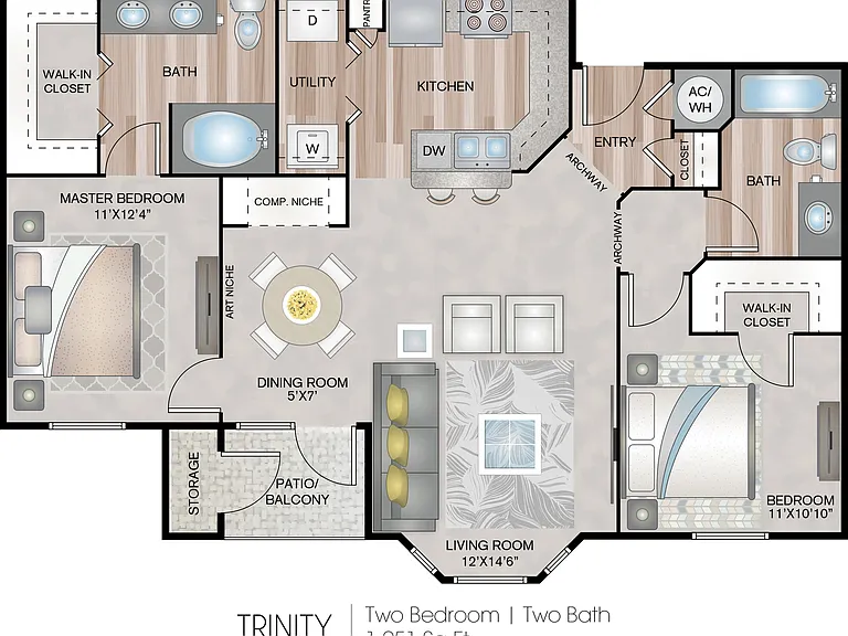 1051 Square Feet 1051 Square Feet