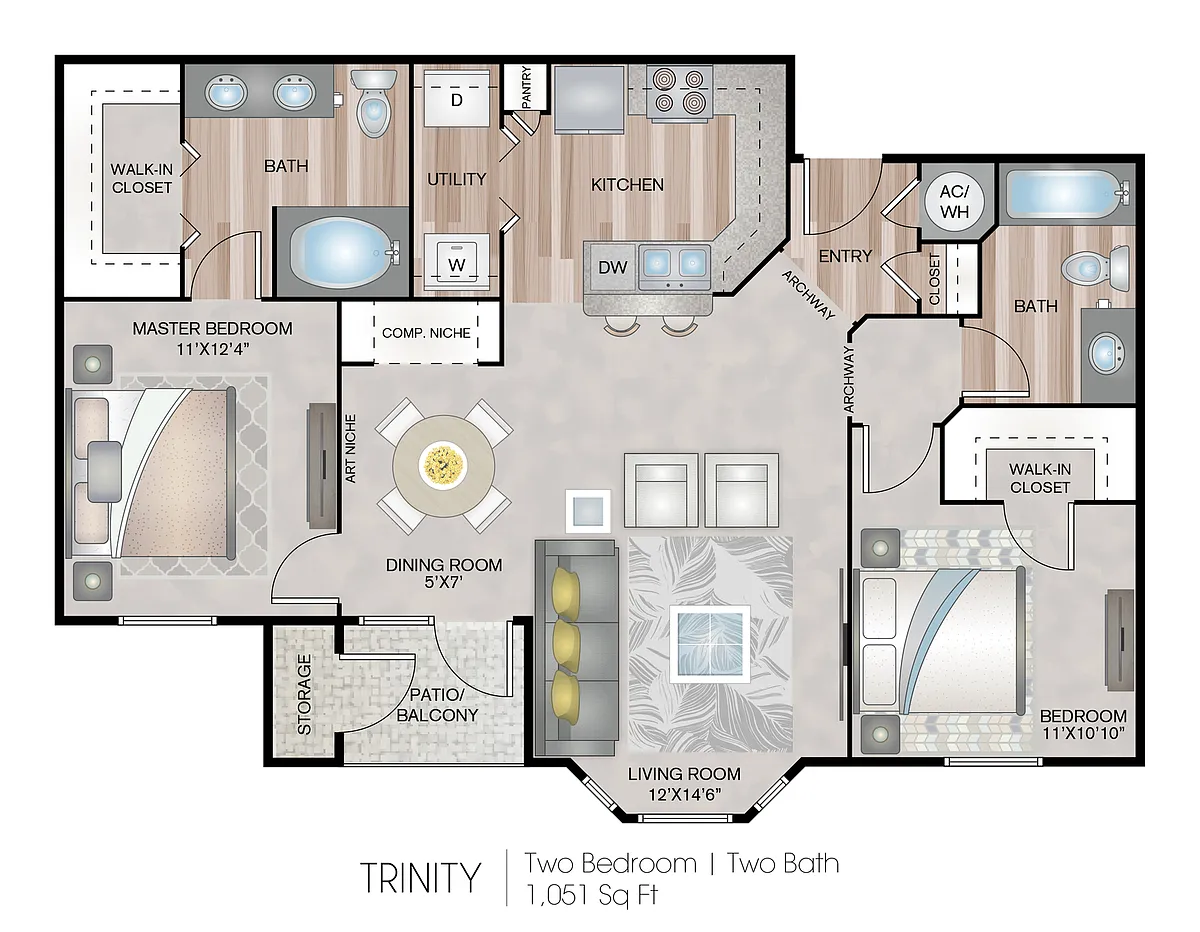 Floor plan Trinity
