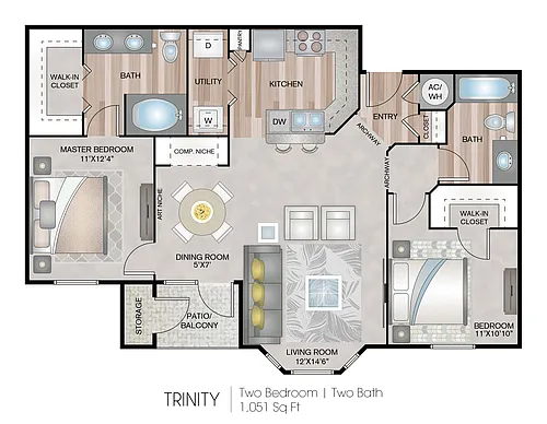 Floor plan Trinity