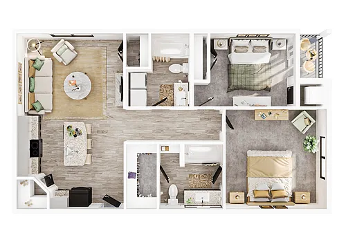 Floor plan 2X2