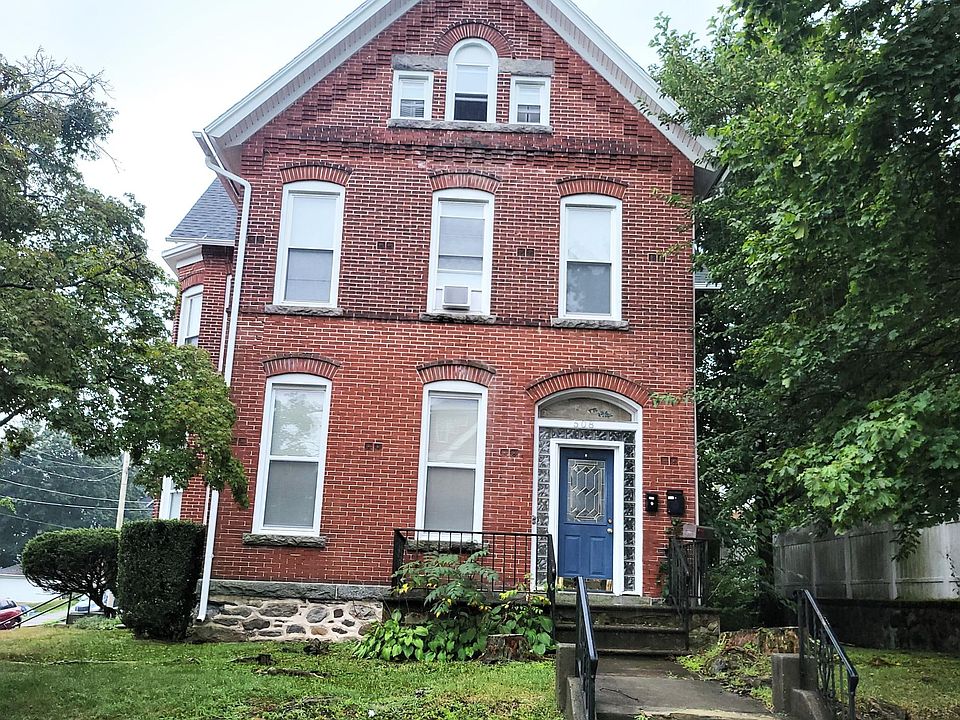 Front of apartment building