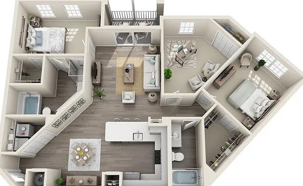 Three Bedroom Two Bath Three Bedroom Two Bath