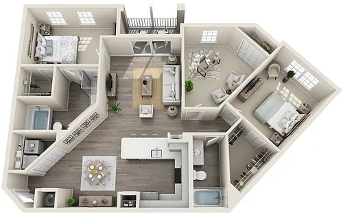 Floor plan C1