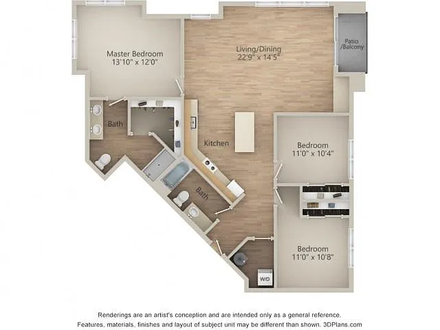 Floor plan 3x2L