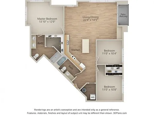 Floor plan 3x2L