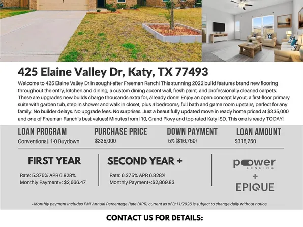 425 Elaine Valley Dr, Katy, TX 77493