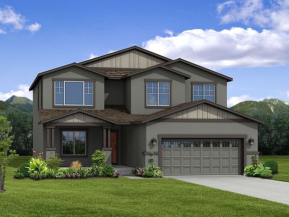 Craftsman Style Exterior Rendering of home to be built